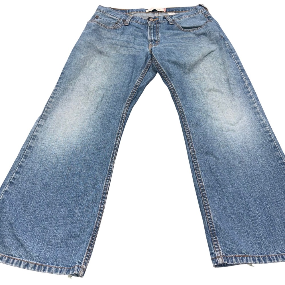 Levi's 527 Bootcut Jeans Husky 32x27 Blue Medium Wash Denim Levi Strauss